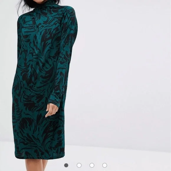 ganni green and black dress Ganni Dresses In Green - 38% Off